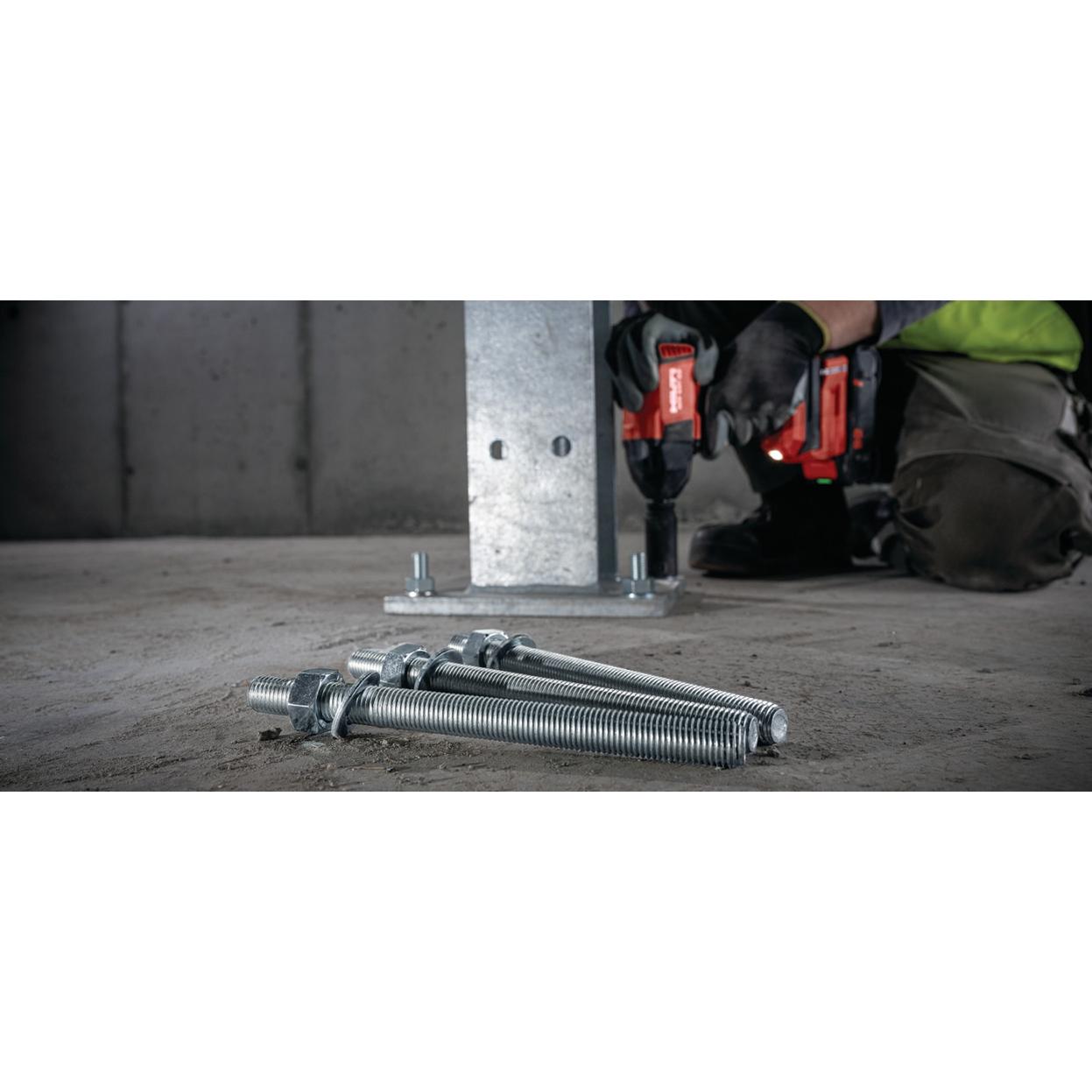 HILTI HAS 8.8 Anchor Rod M12 x 120 / M12 x 160 / M16 x 190 / M16 x 260 ( 8.8 Carbon Steel )