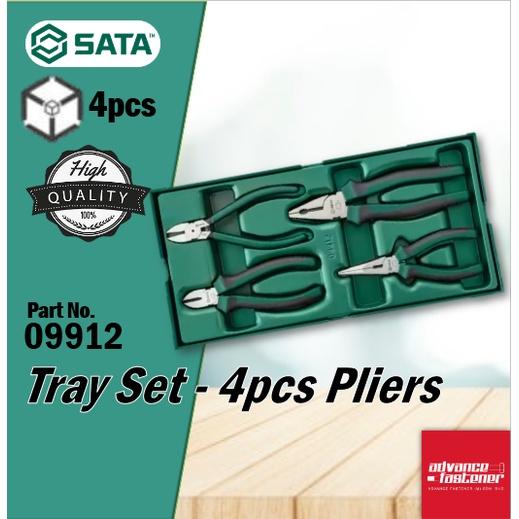 Sata 95121P 140 PCS 5 Drawer Tool Trolley Set (Wrench / Hex Key / Pliers / Screwdriver /  Socket / Striking)