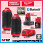 Milwaukee M12 Jobsite Speaker Duo Kit SPEJSG2-0 M12 Jobsite AUDIO LINK Speaker