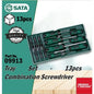 Sata 95121P 140 PCS 5 Drawer Tool Trolley Set (Wrench / Hex Key / Pliers / Screwdriver /  Socket / Striking)