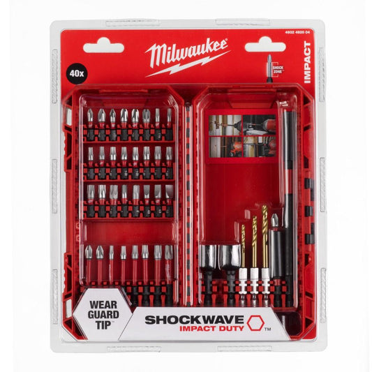Milwaukee Accessories 4932-4920-04 SHOCKWAVE Impact Duty Bit Set 40Pcs