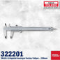 Toledo 322201 Metric & Imperial Analogue Vernier Caliper – 150mm