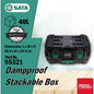 SATA 95327 20L/ 40L/ 65L Dampproof Trolley Stackable Box / Packout Organizer Tool Box (3 boxes) 【Ready Stock】