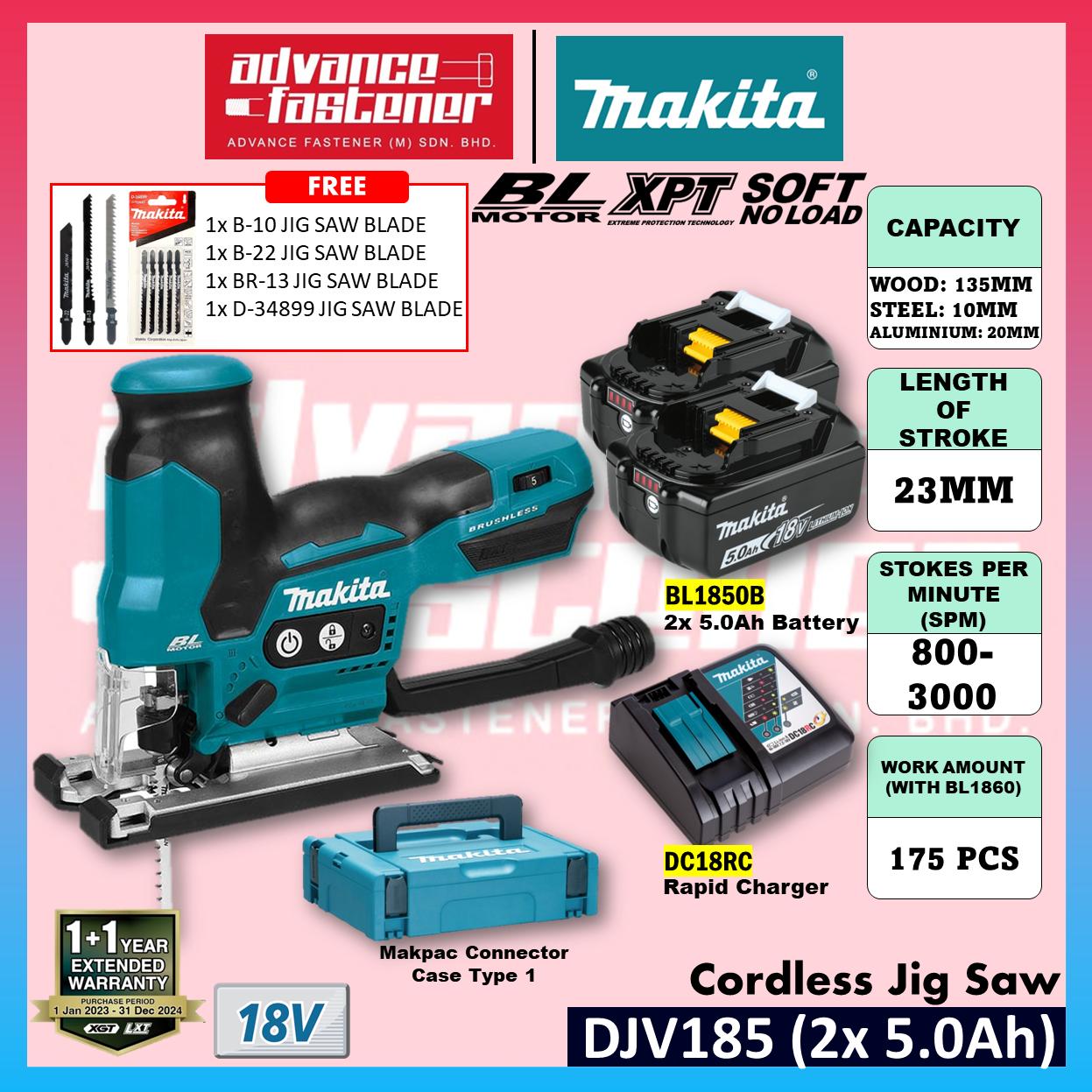 Makita DJV185 / DJV185Z 18V Cordless Jig Saw