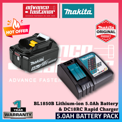 Makita 18V LXT Lithium-Ion Battery & Charger 2.0Ah–12.0Ah Original