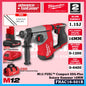 Milwaukee FHAC16-601B / FHAC16-0 M12 FUEL Compact SDS-Plus Rotary Hammer 16MM