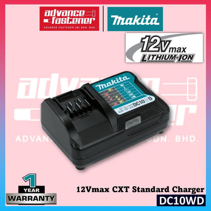 MAKITA 12V 12Vmax CXT BL1016B 1.5Ah LITHIUM-ION Cordless Battery & DC10WD Standard Charger