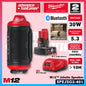 Milwaukee M12 Jobsite Speaker Duo Kit SPEJSG2-0 M12 Jobsite AUDIO LINK Speaker