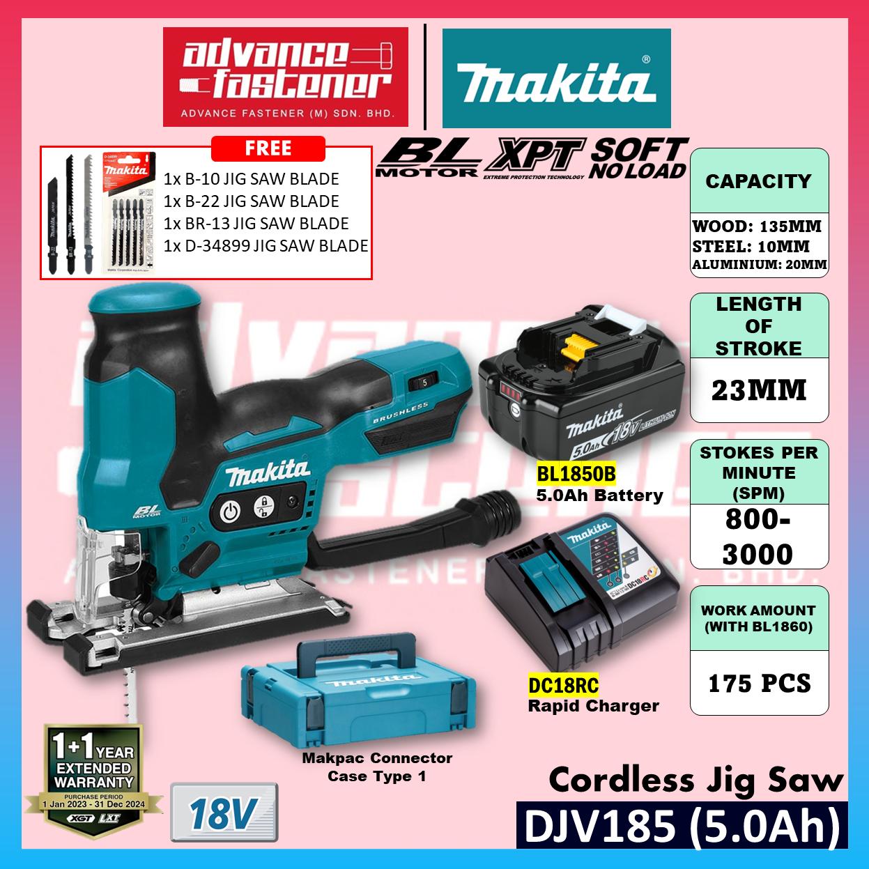 Makita DJV185 / DJV185Z 18V Cordless Jig Saw