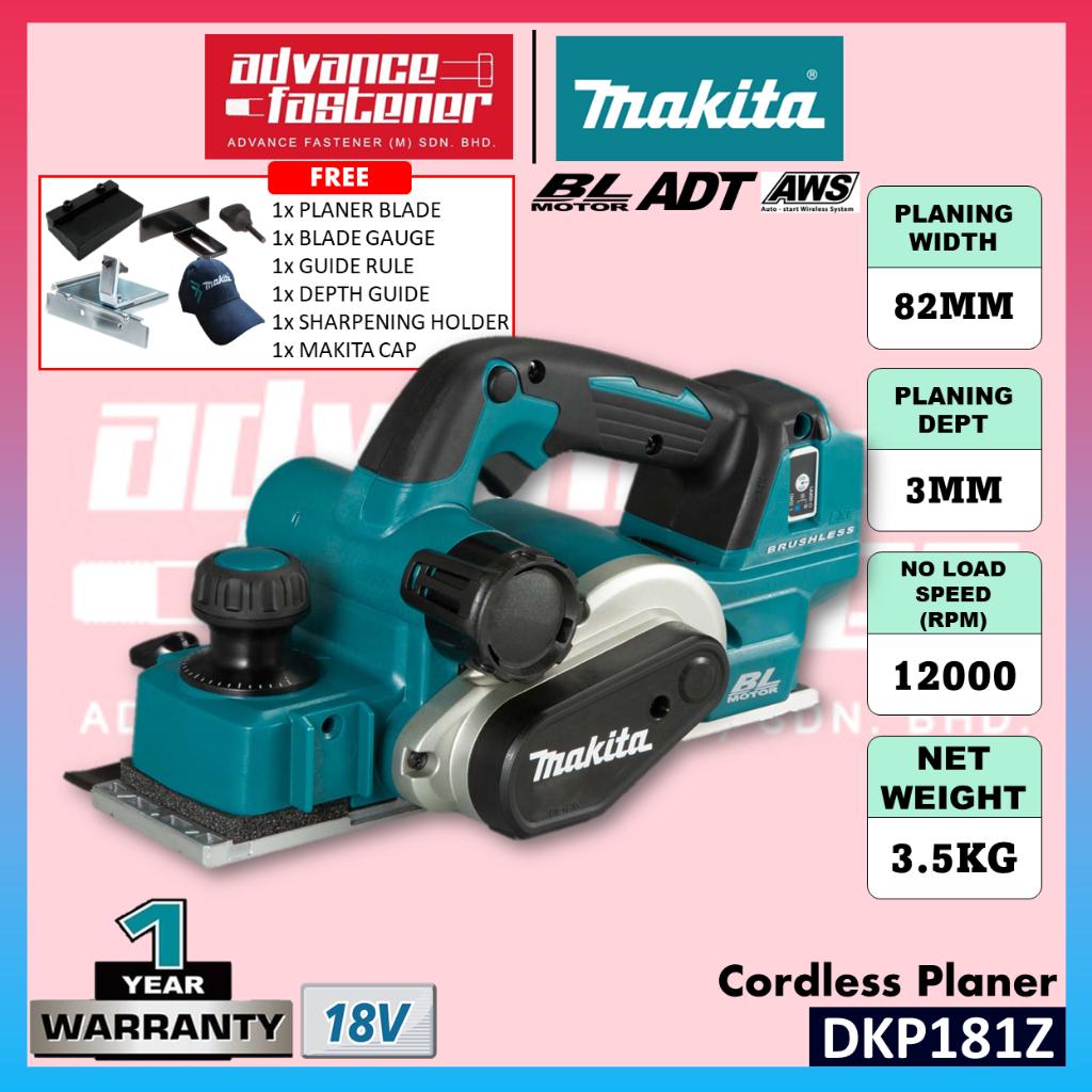MAKITA DKP181RTJ / DKP181Z 18V Cordless Planer 82MM (3-1/4")