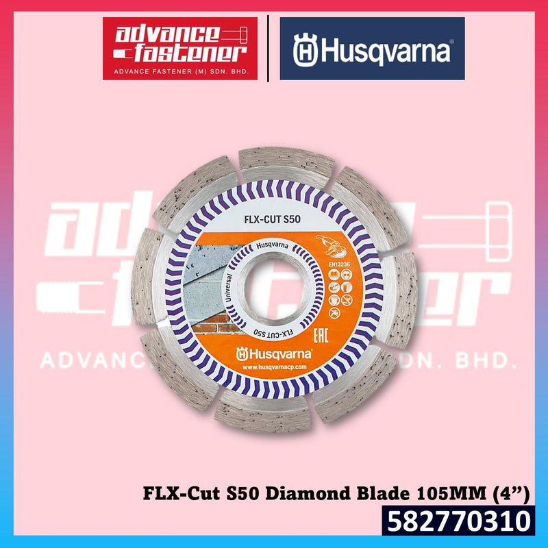 Husqvarna 582770310 FLX-Cut S50 Diamond Blade 105MM (4”)
