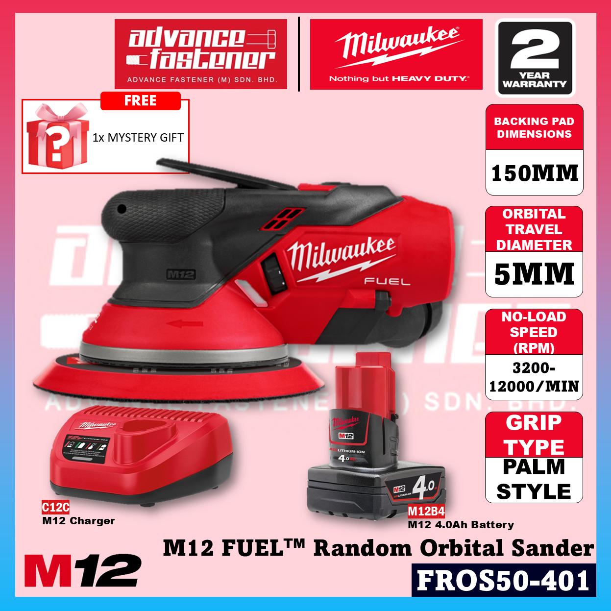 Milwaukee FROS50-401 / FROS50-0 M12 FUEL Random Orbital Sander 5MM