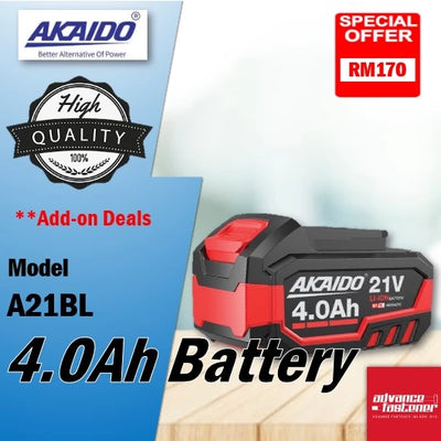 AKAIDO A21BL 4.0Ah Battery
