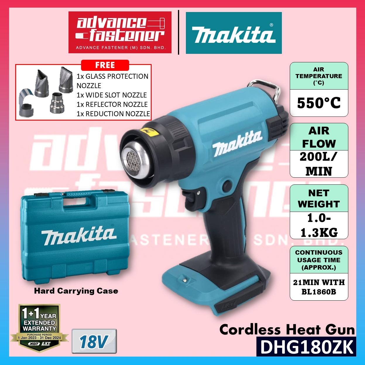 MAKITA DHG180ZK / DHG180 18V Cordless Heat Gun