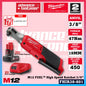 Milwaukee FHIR38-0 M12 FUEL High Speed Ratchet Wrench 3/8" 47Nm