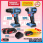 DONG CHENG DCKIT48AM 20V Cordless Brushless Combo Kit ( DCJZ2040 20V Cordless Brushless Driver Drill + DCPL165 20V Cordless Brushless Impact Driver )