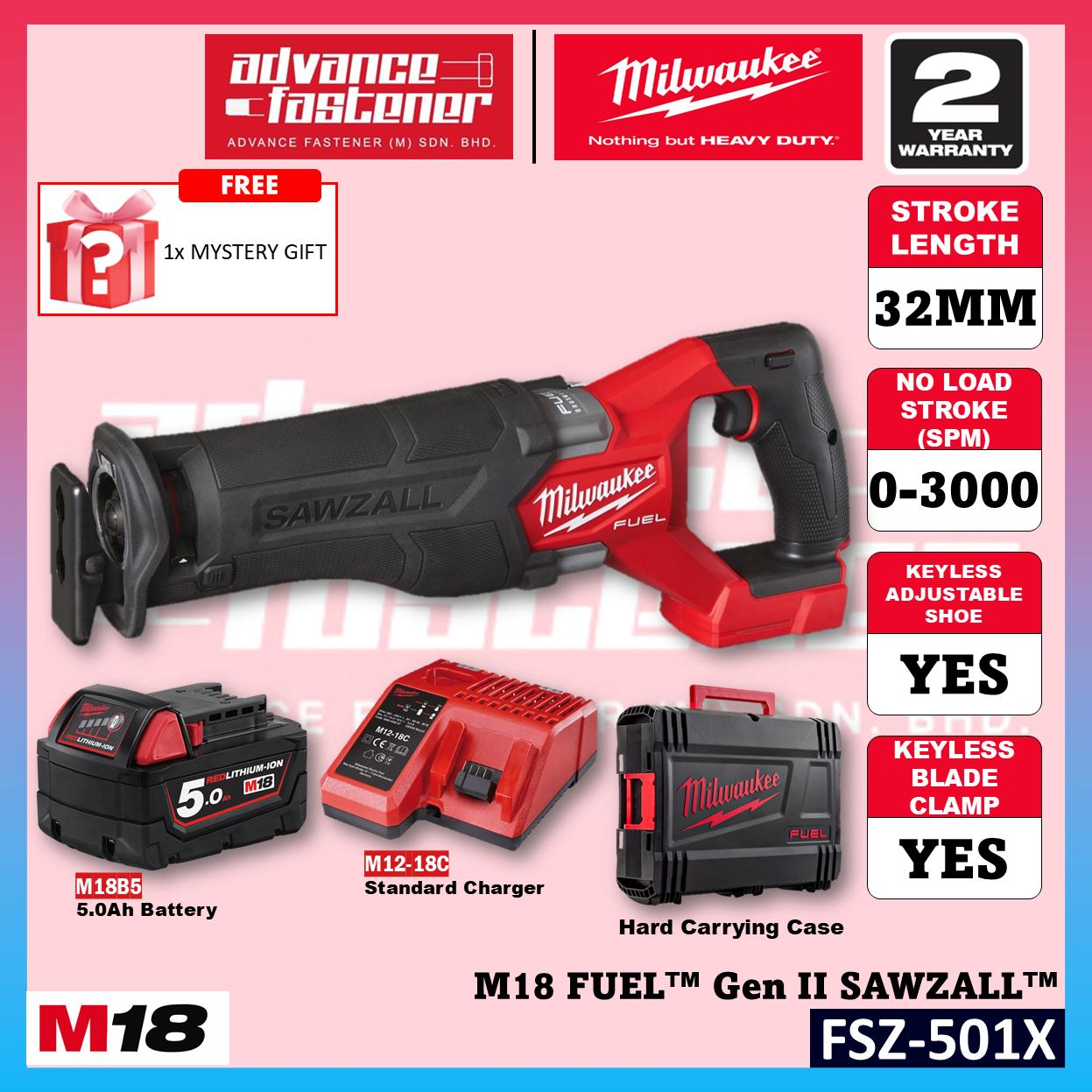 Milwaukee FSZ-502X / FSZ-0X0 M18 FUEL Gen II SAWZALL Reciprocating Saw