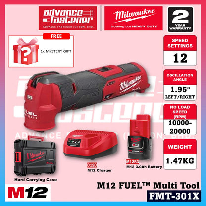 Milwaukee FMT-401X / FMT-0X M12 FUEL Oscillating Multi Tool