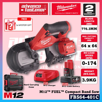 Milwaukee FBS64-601C / FBS64-0C M12 FUEL Compact Band Saw