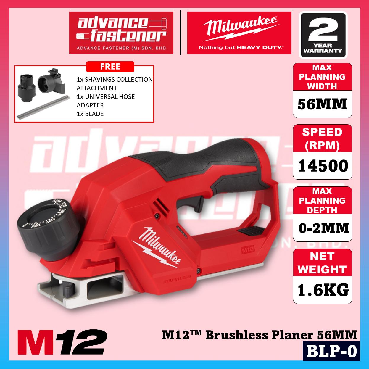 Milwaukee BLP-251B / BLP-0 M12 Brushless Planer 56MM