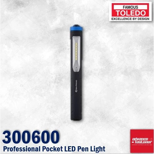 TOLEDO FASTENINGS SYKES PICKAVANT 300600 Sykes Professional LED Pocket Pen Light