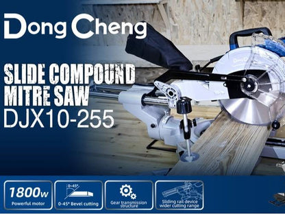 DONG CHENG DJX10-255 Corded Mitre Saw 255MM (10") 1800W