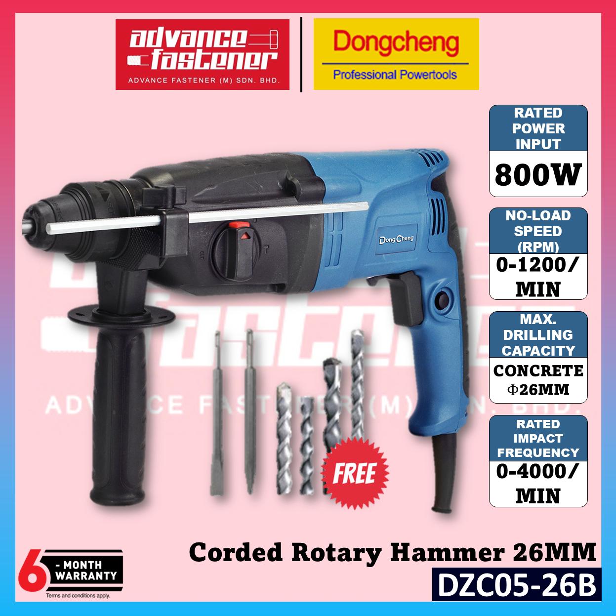 Dong Cheng DZC05-26B Corded Electric 3-Mode Rotary Hammer 26MM