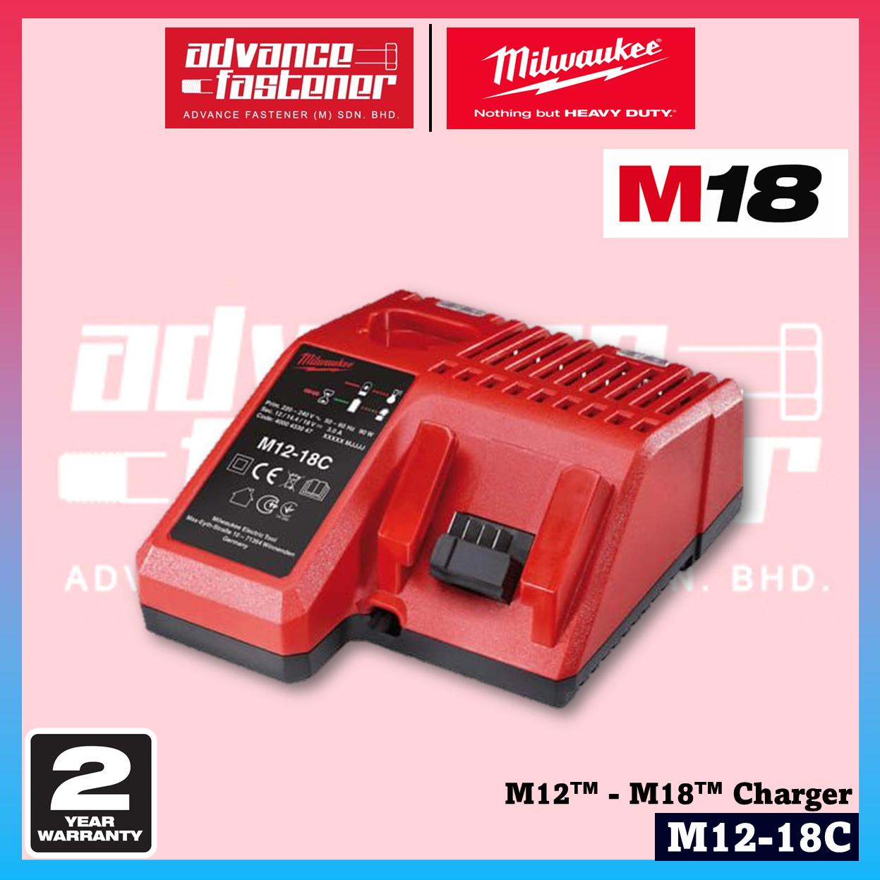 MILWAUKEE M18 Batteries & Charger 3.0Ah 5.0Ah 6.0Ah 8.0Ah 12.0Ah RED-LITHIUM-ION & FORGE Battery
