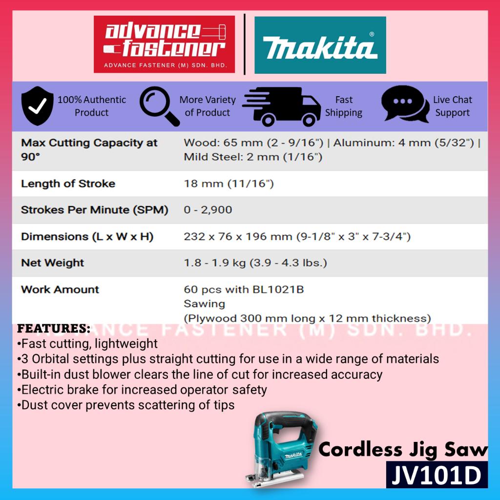 *Super Value* Makita 12Vmax Cordless Combo G ( HP333D Cordless Hammer Driver Drill + JV101D Cordless Jig Saw )