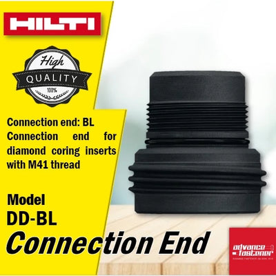 HILTI DD-BL Connection End (for diamond coring inserts with M41 thread) 【BL】