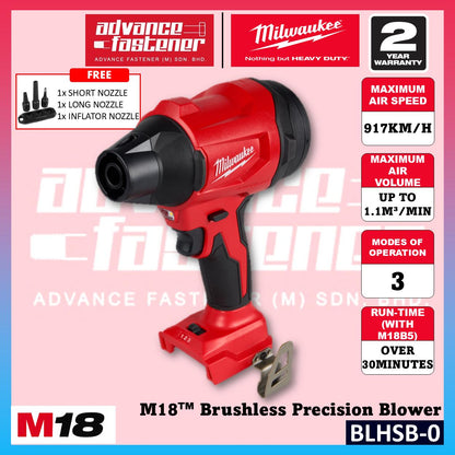 Milwaukee BLHSB-501 / BLHSB-0 M18 Brushless Precision Blower