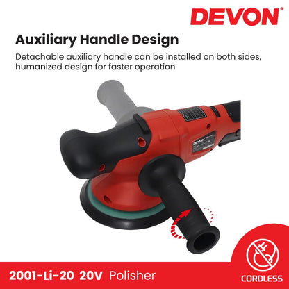 Devon 2001-Li-20 20V Lithium-Ion Brushless Cordless Polisher 150MM (6")