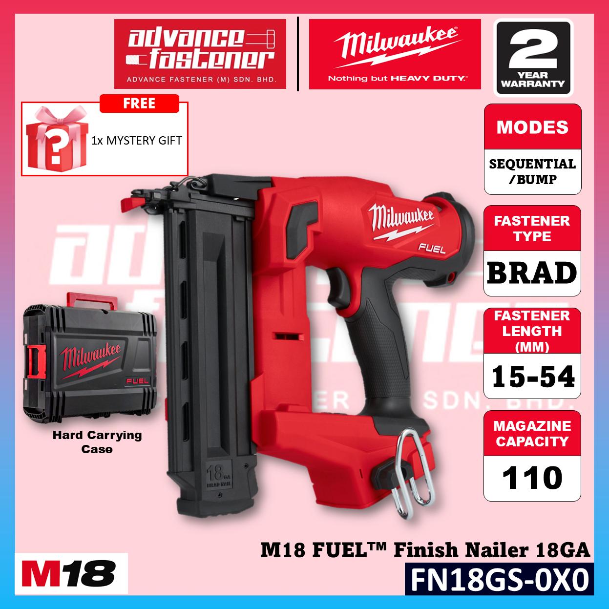 Milwaukee FN18GS-502X / FN18GS-0X0 M18 FUEL Finish Nailer 18Ga