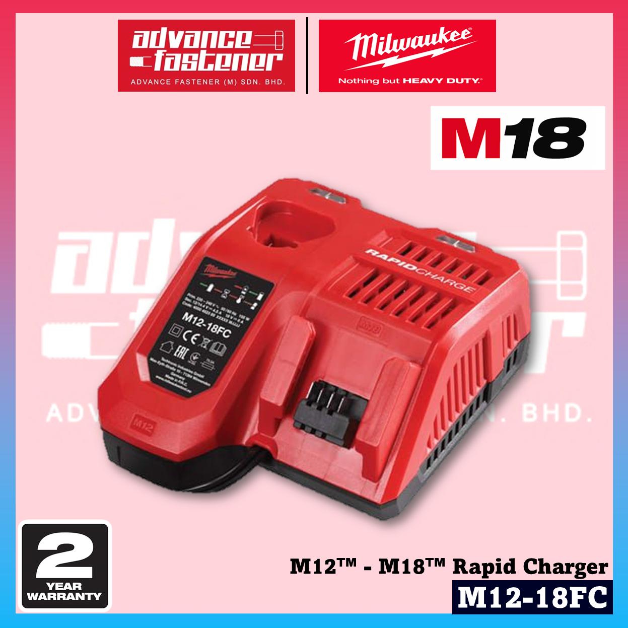 MILWAUKEE M18 Batteries & Charger 3.0Ah 5.0Ah 6.0Ah 8.0Ah 12.0Ah RED-LITHIUM-ION & FORGE Battery