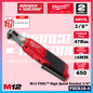 Milwaukee FHIR38-0 M12 FUEL High Speed Ratchet Wrench 3/8" 47Nm