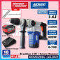 Akaido AKMD28BL 21V Brushless Cordless 2 IN 1 Rotary Hammer 28MM 3.6J