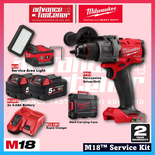 Milwaukee FPD3-502X / FPD3-0X0 M18 FUEL Gen IV Percussion Drill / Driver 13MM ( FPD3 )