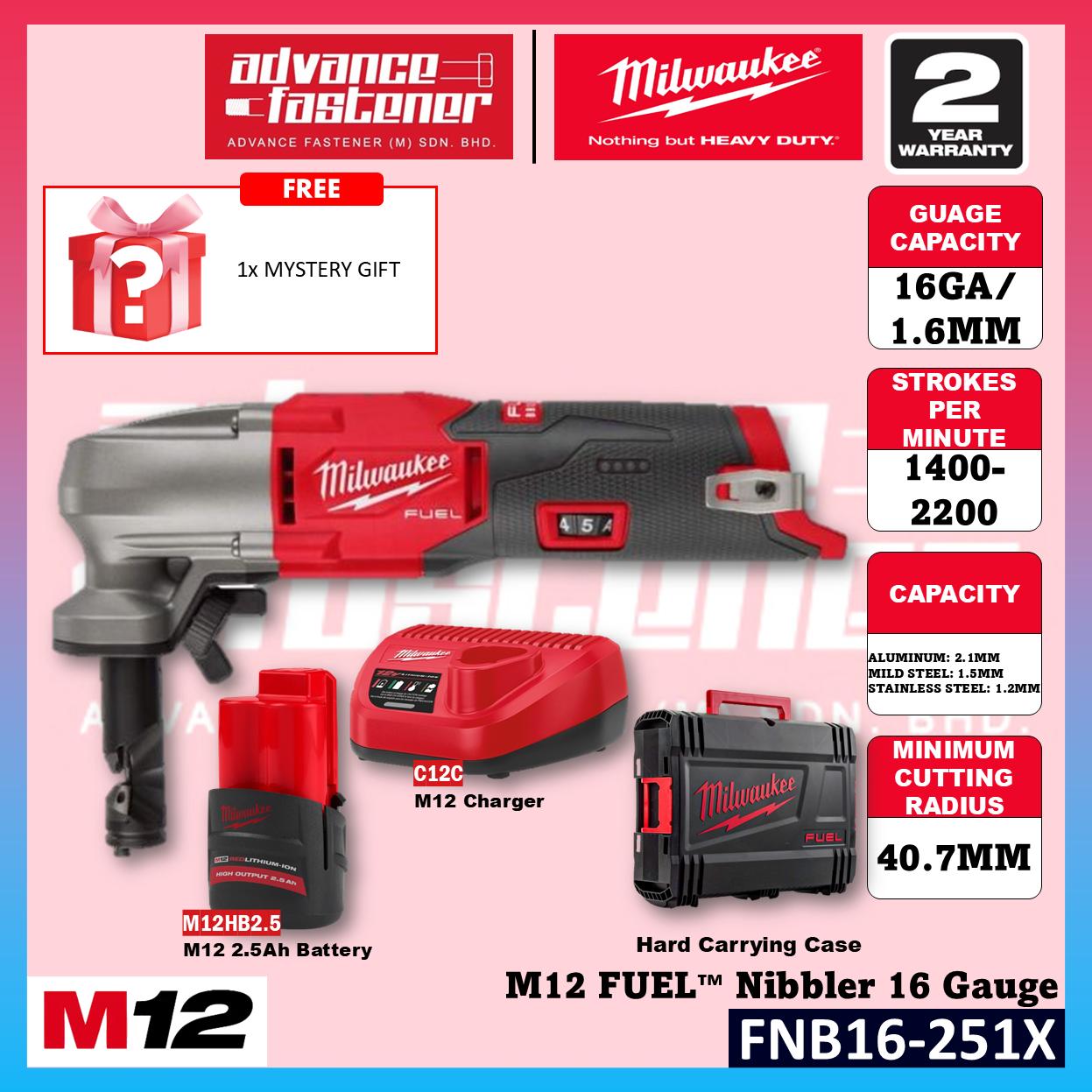 Milwaukee FNB16-401X / FNB16-0X M12 FUEL Nibbler 16 Gauge