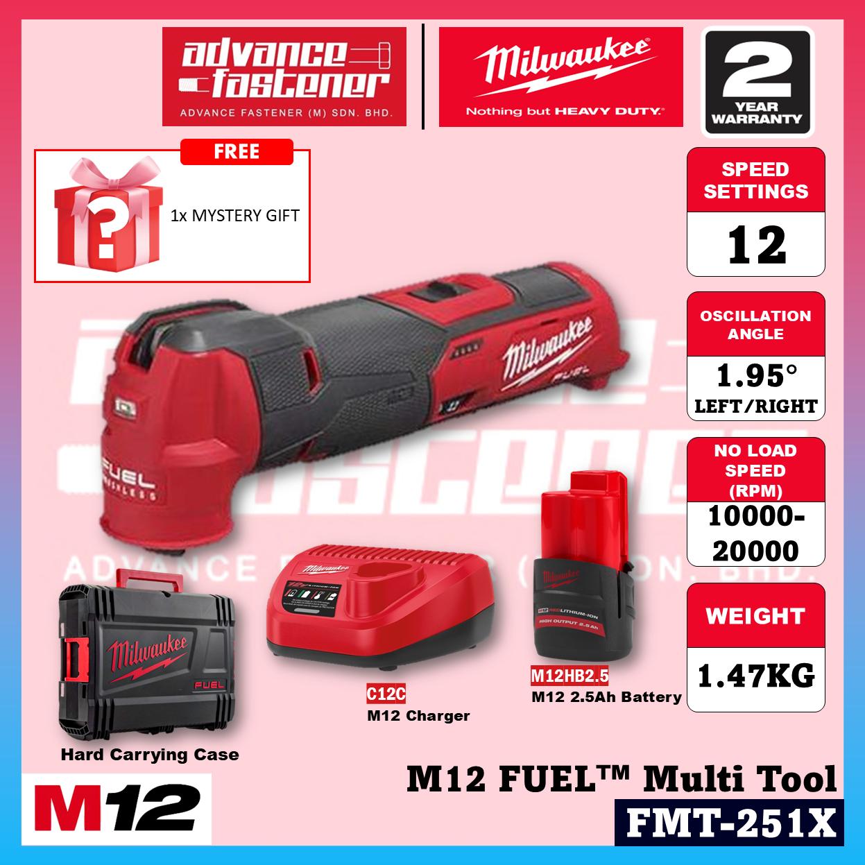 Milwaukee FMT-401X / FMT-0X M12 FUEL Oscillating Multi Tool