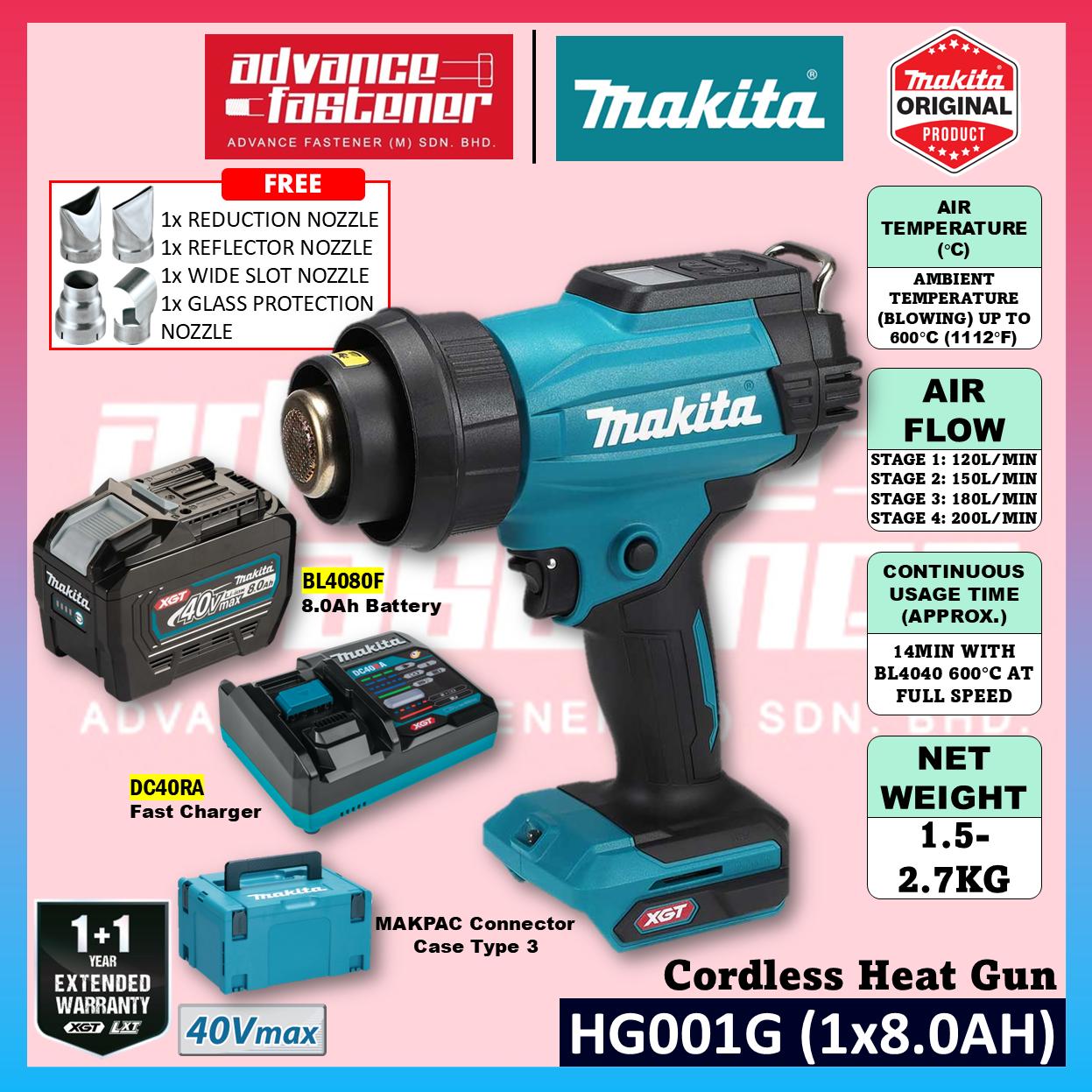 MAKITA HG001GZ02 40Vmax Cordless Heat Gun 600°C
