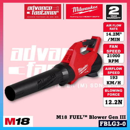 Milwaukee FBLG3-801B / FBLG3-0 M18 FUEL Gen III Outdoor Blower ( Replace FBL )