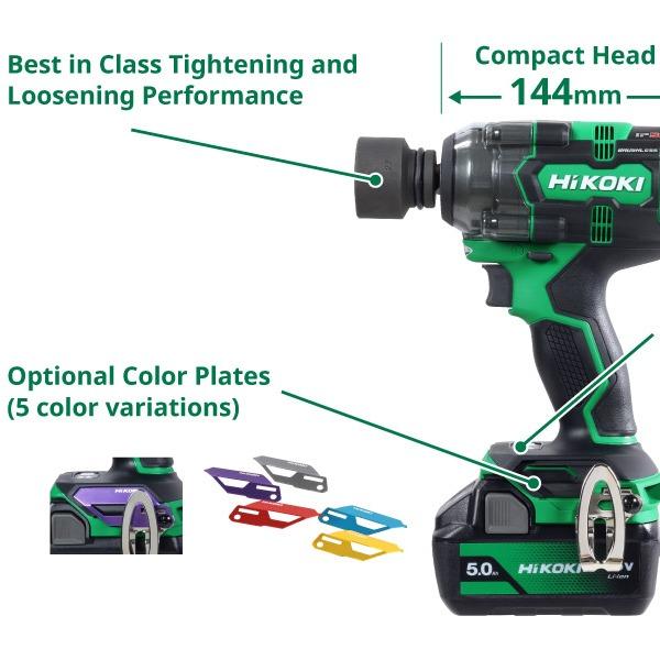 HiKOKI WR18DH 18V Cordless Impact Wrench 600N.m