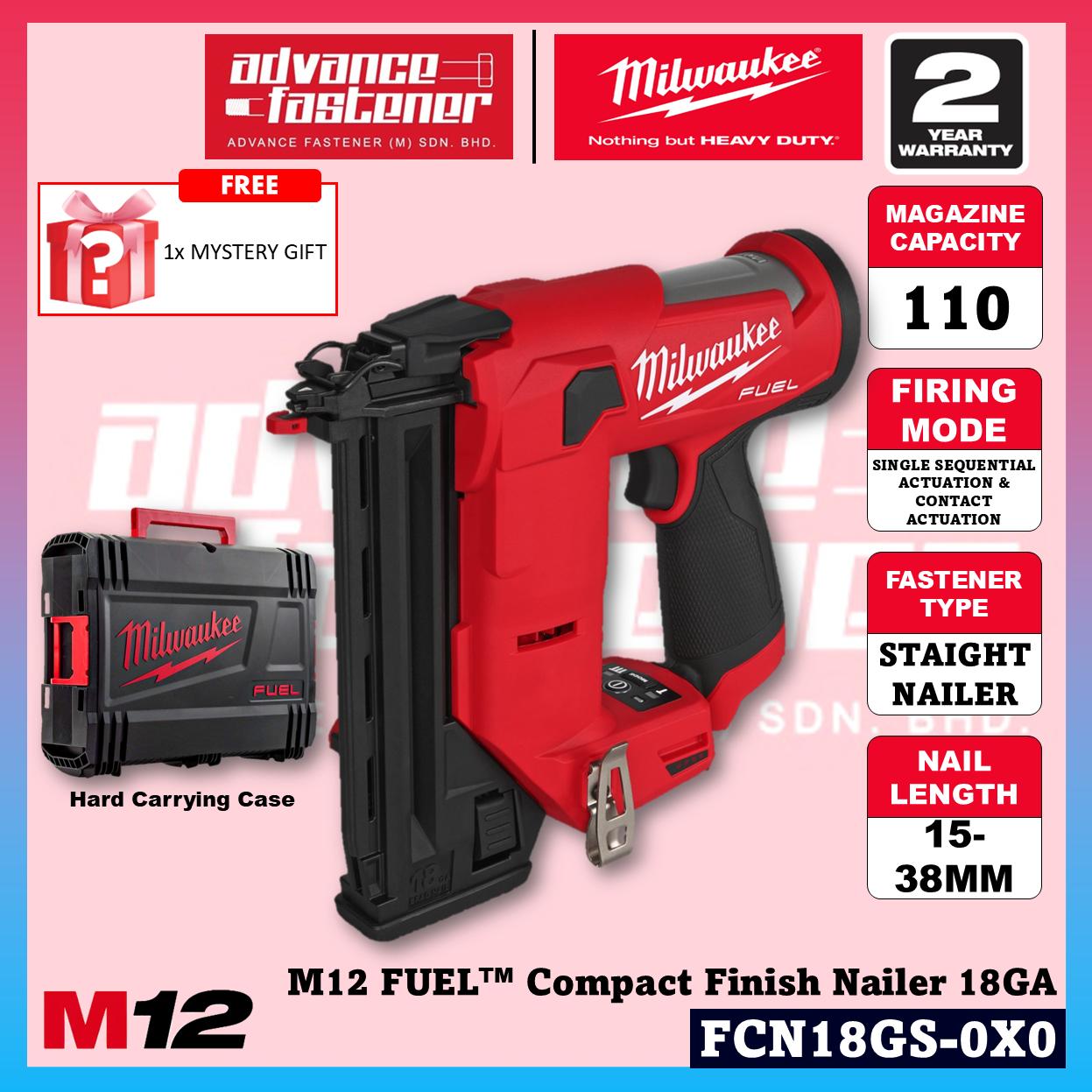 Milwaukee FCN18GS-601X / FCN18GS-0X0 M12 FUEL Compact Finish Nailer 18GA