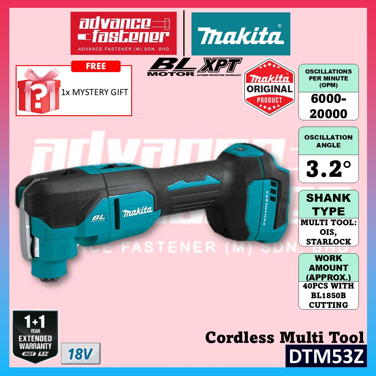 MAKITA DTM53RTJX1 / DTM53Z 18V Cordless Multi Tool