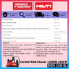 Hilti DCH 150-SL 230V Corded Wall Chaser 150MM (6