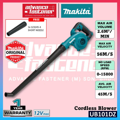 READY STOCK | ORIGINAL Makita UB101 / UB101DZ 12Vmax Cordless Blower