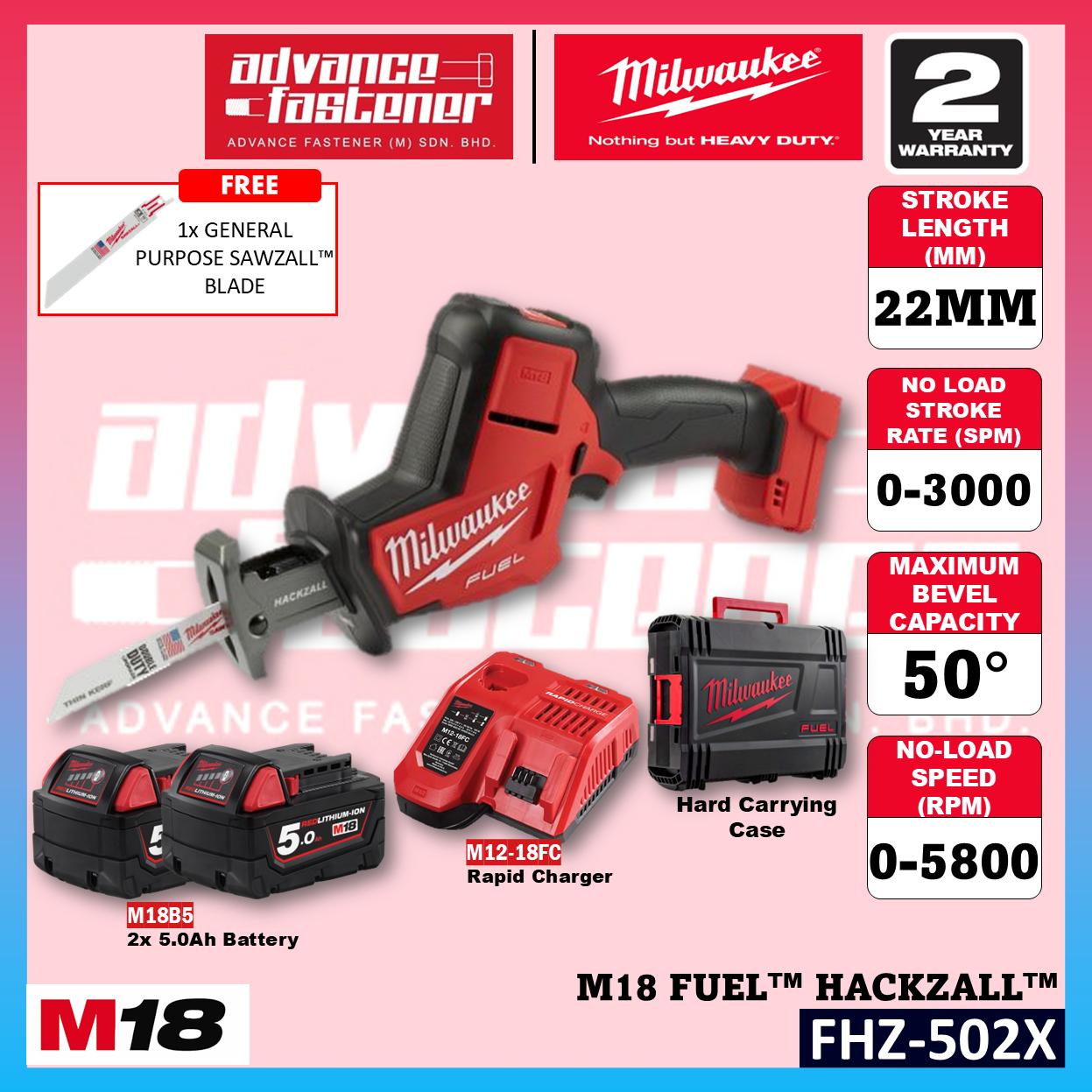 Milwaukee FHZ-501X / FHZ-0 M18 FUEL HACKZALL / Reciprocating Saw