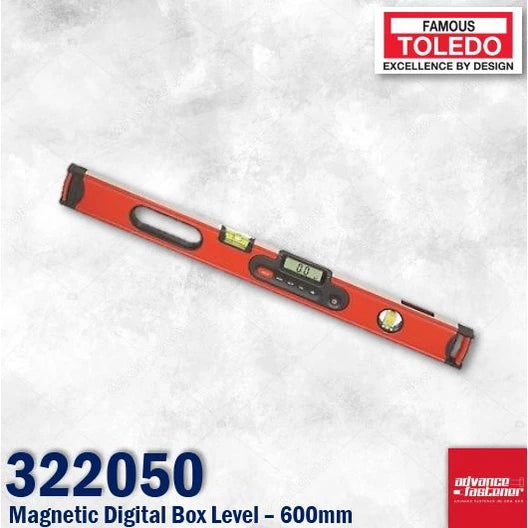 Toledo 322050 Magnetic Digital Box Level – 600mm
