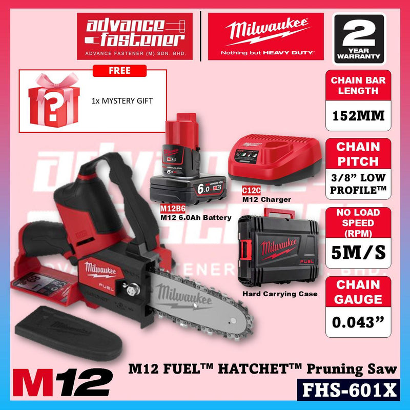 Milwaukee FHS-601X / FHS-401X / FHS-0X M12 FUEL HATCHET Pruning Saw