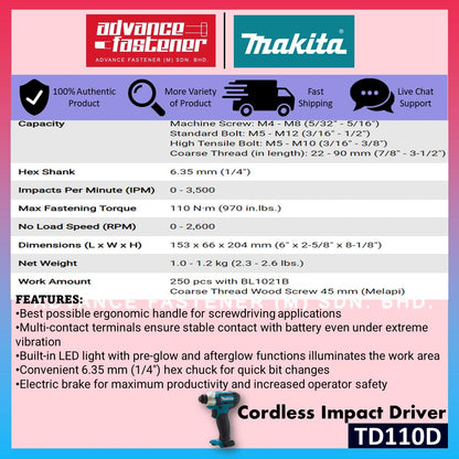 *LIMITED OFFER* MAKITA 12Vmax Cordless Combo Set ( DF333DZ Cordless  Driver Drill / TD110DZ Cordless Impact Driver / HR166DZ Brushless Rotary Hammer / JV101DZ Cordless Jig Saw / JR105DZ Cordless Recipro Saw )